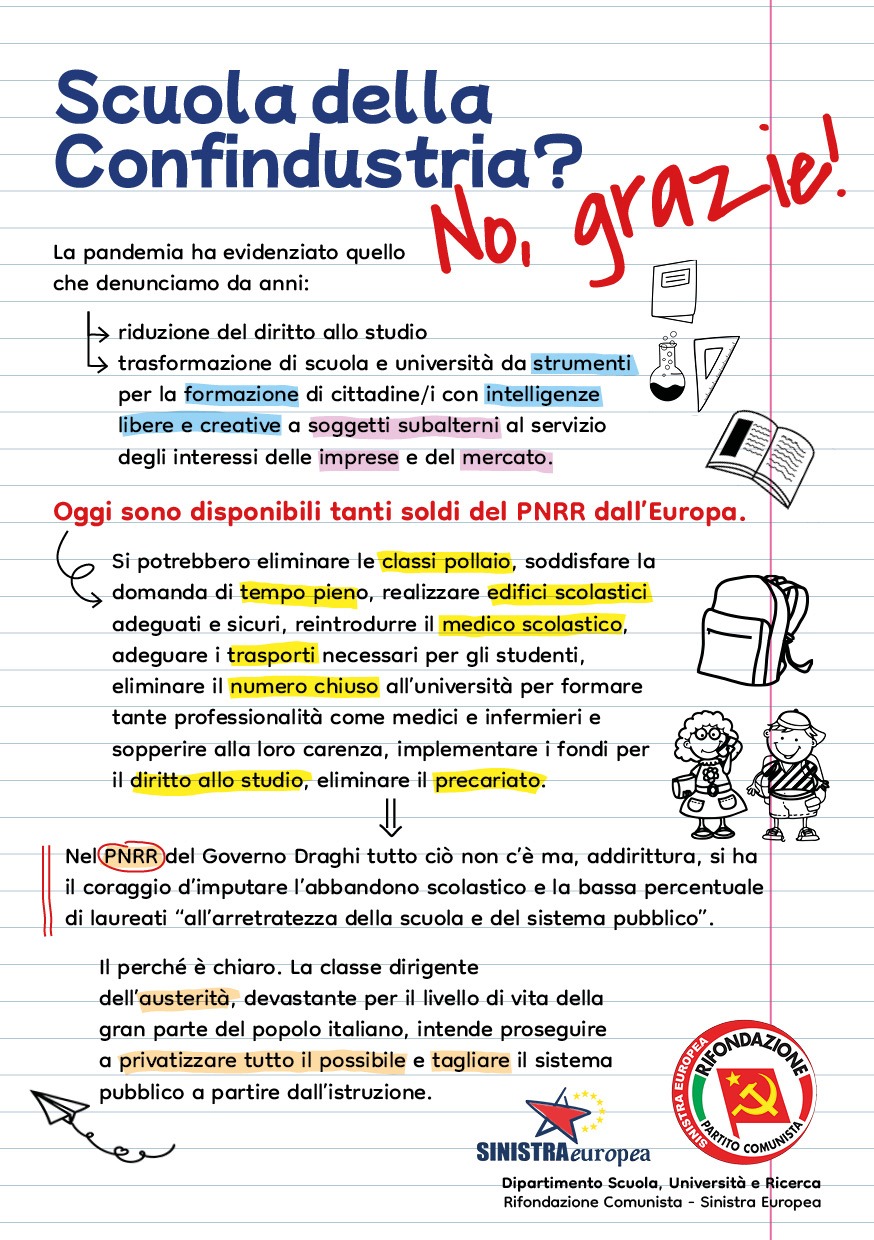 volantino scuola fronte